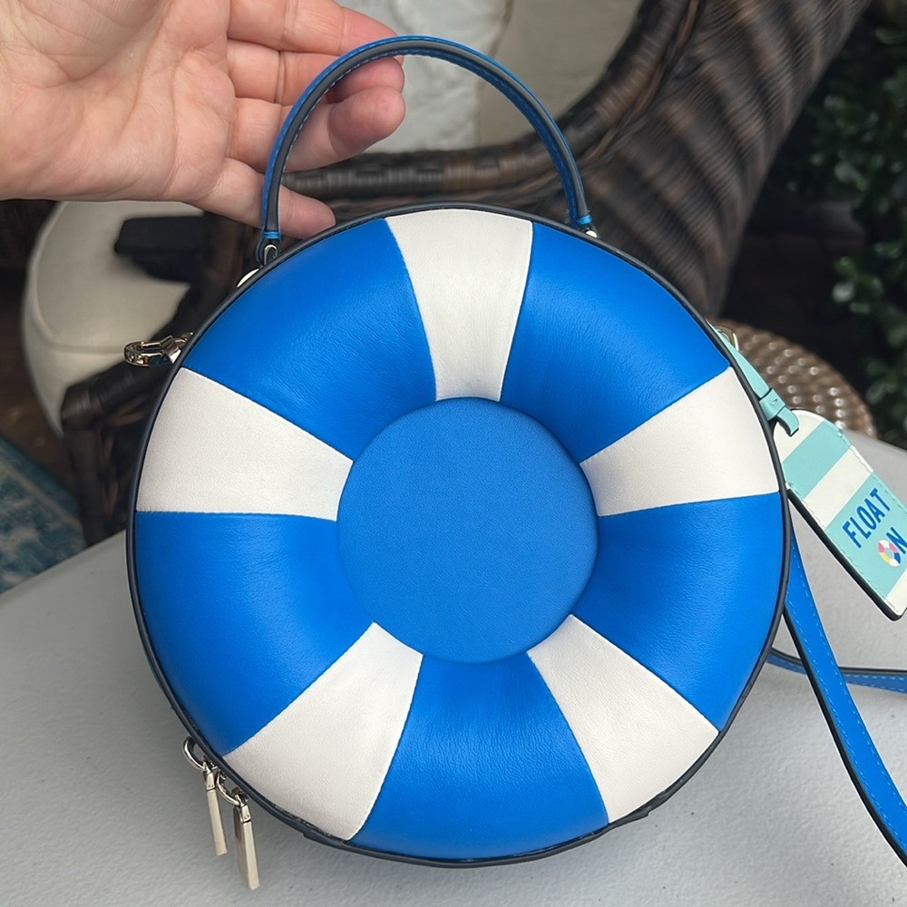 KATE SPADE Splash pool float crossbody small top handle round bag